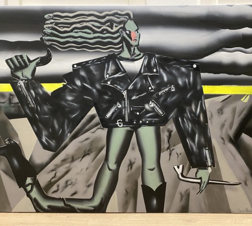 Jan-Batorek_12_2022-Medusa-130x180-acrylic-and-spray-on-canvas