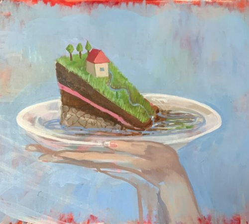 Lucia-Dovicakova_05_Cake-oil-on-canvas-50-x-60-2021