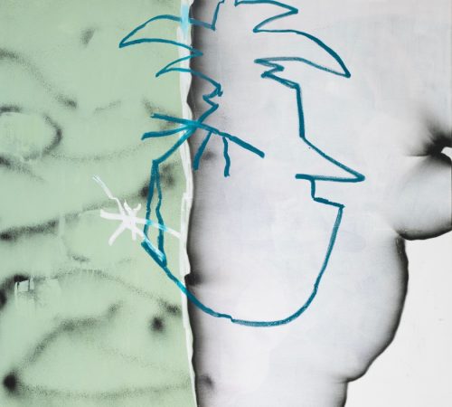 Matej-Maturkanic_08_Green-line-acrylic-spray-and-oil-on-canvas170x160cm-2022-foto-Viki-Kollerova-Atelier-XIII