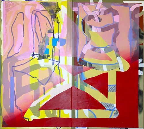 Matej-Maturkanic_09_Zorne-pole-I.-akryl-sprej-a-olej-na-platne-150x155cm-2021