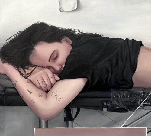 Petra-Garajova_12_Did-I-choose-the-right-______-olej-na-platne-125x200cm-2025-detail