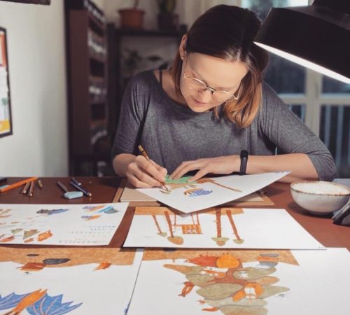 Simona Čechová / Simona Čechová illustration