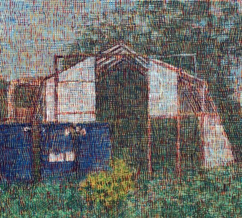 Violet-Garden-IX-Oil-on-canvas-245x21cm-2020